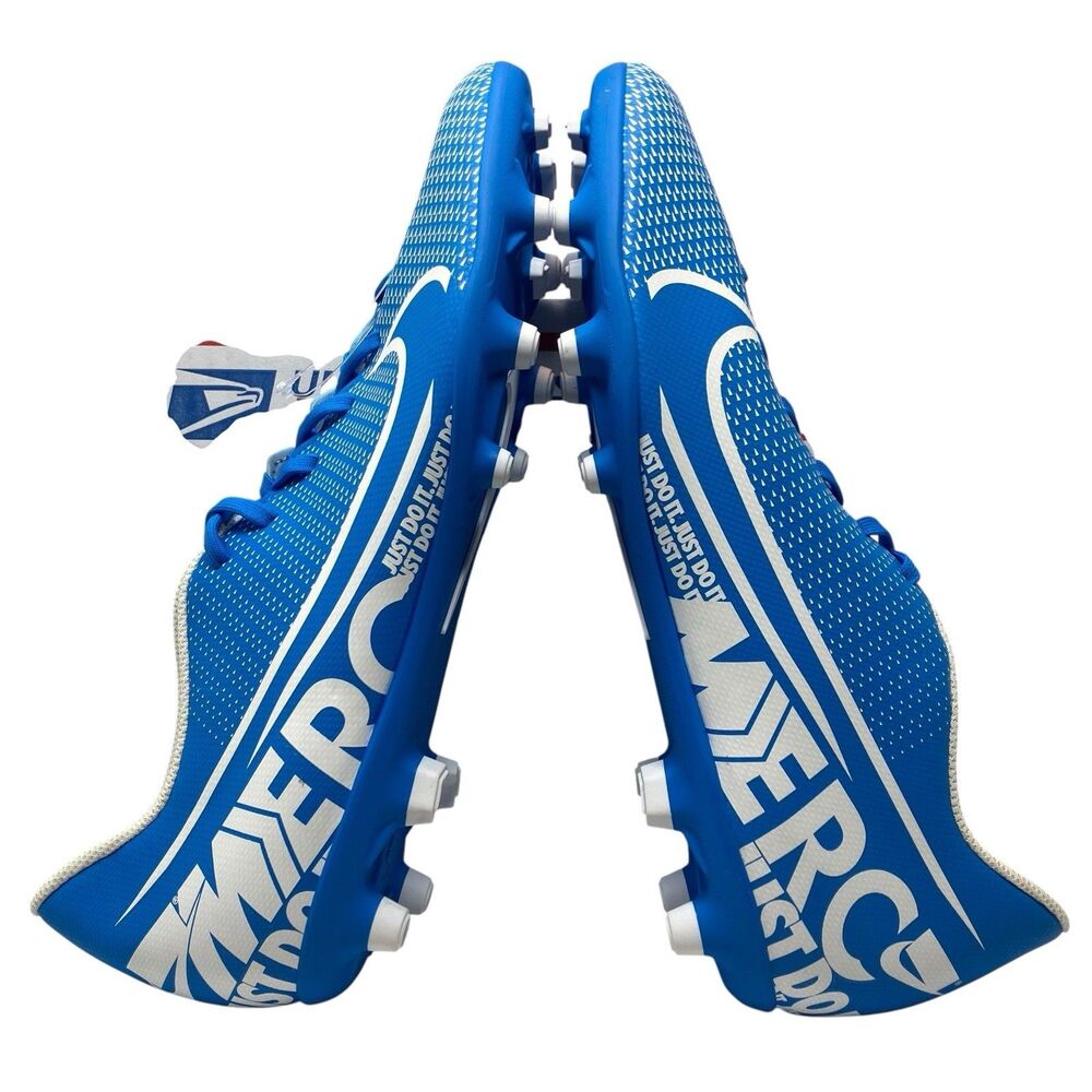 Nike Cleats Mens 11 Blue Mercurial Vapor 13 Academy FG Soccer AT5269-414 Game - Picture 5 of 9